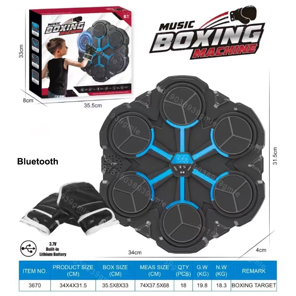Smart Bluetooth Music Boxing Machine Decompression Fighting Fitness Home Boxing Wall Target Boxing Trainer Boxing Accessories