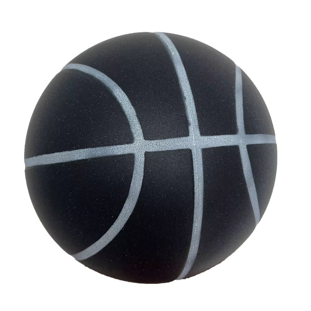 Grooved Airless Silent Basketball Size 7# 6# Men & Women/Children Indoor Dribble Practice Bounce Quiet Soft Foam Ball No Noises