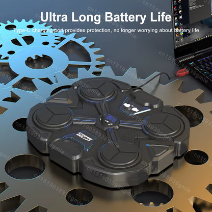 Smart Bluetooth Music Boxing Machine Decompression Fighting Fitness Home Boxing Wall Target Boxing Trainer Boxing Accessories